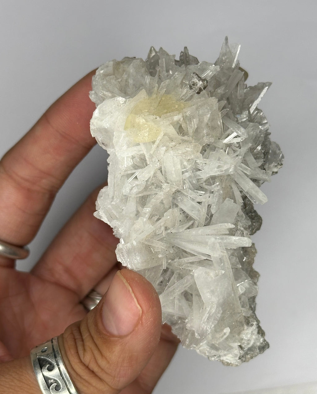 Celestite & Calcite, UV/Phosphorescent—Clay Center, Ohio USA 2