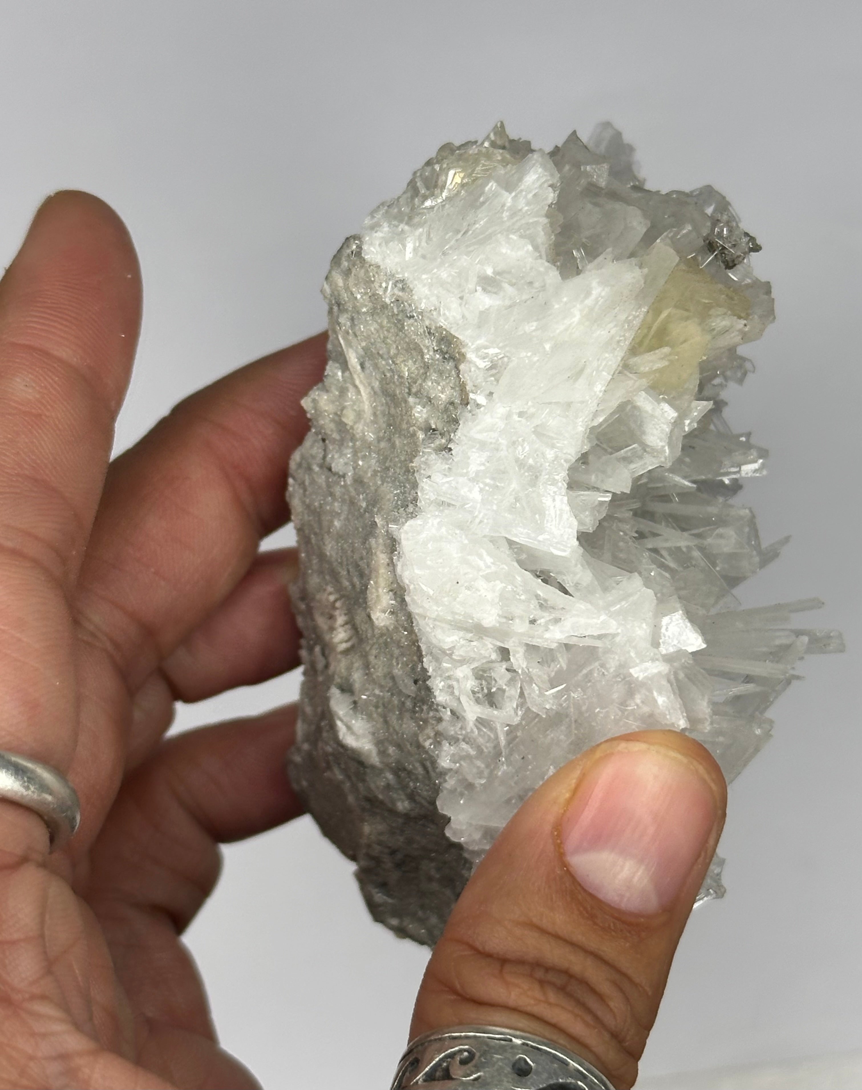 Celestite & Calcite, UV/Phosphorescent—Clay Center, Ohio USA 2