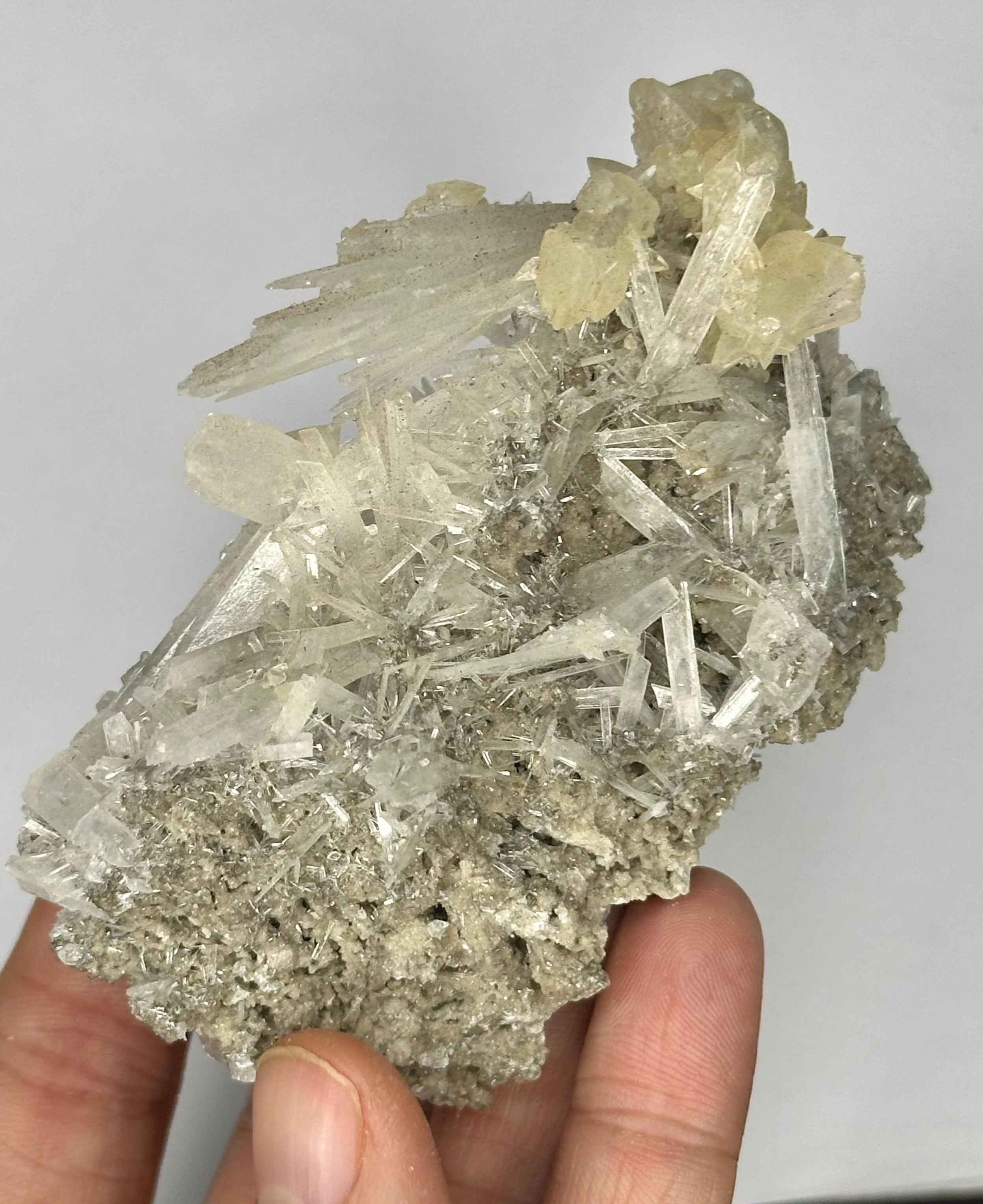 Celestite & Calcite, UV/Phosphorescent—Clay Center, Ohio USA 3