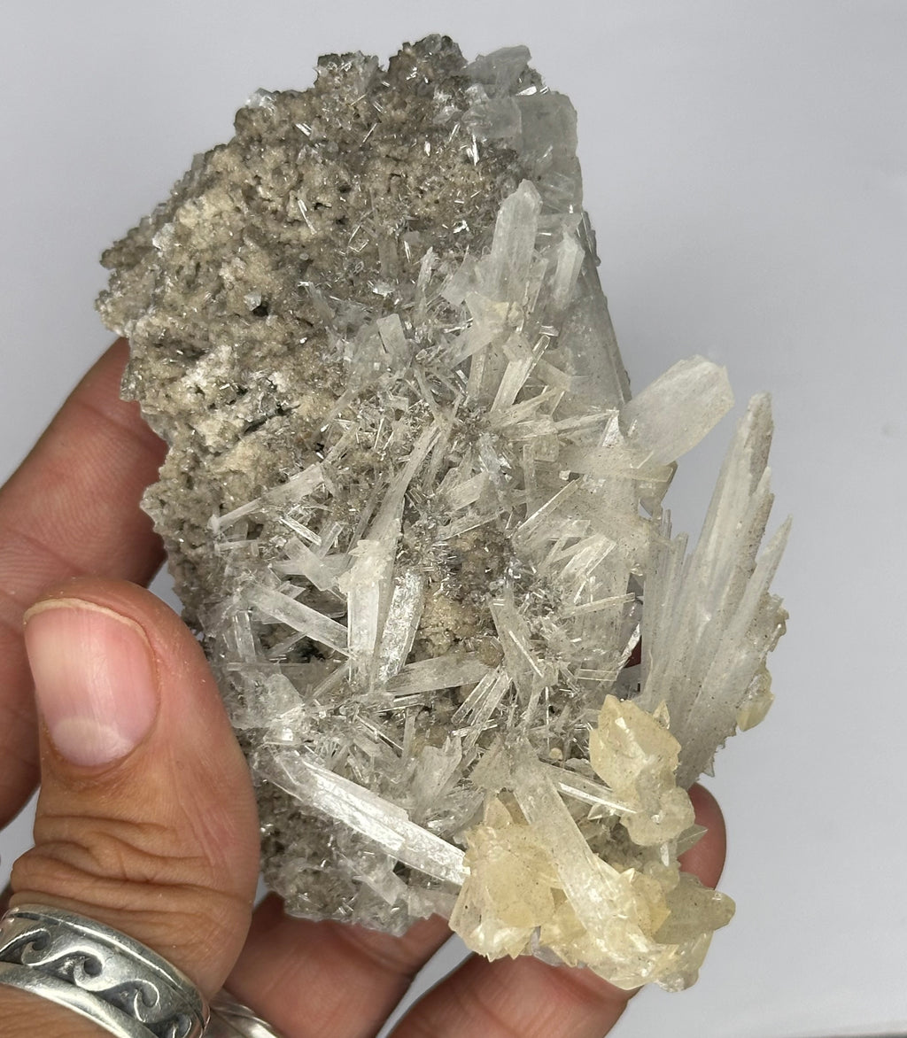 Celestite & Calcite, UV/Phosphorescent—Clay Center, Ohio USA 3