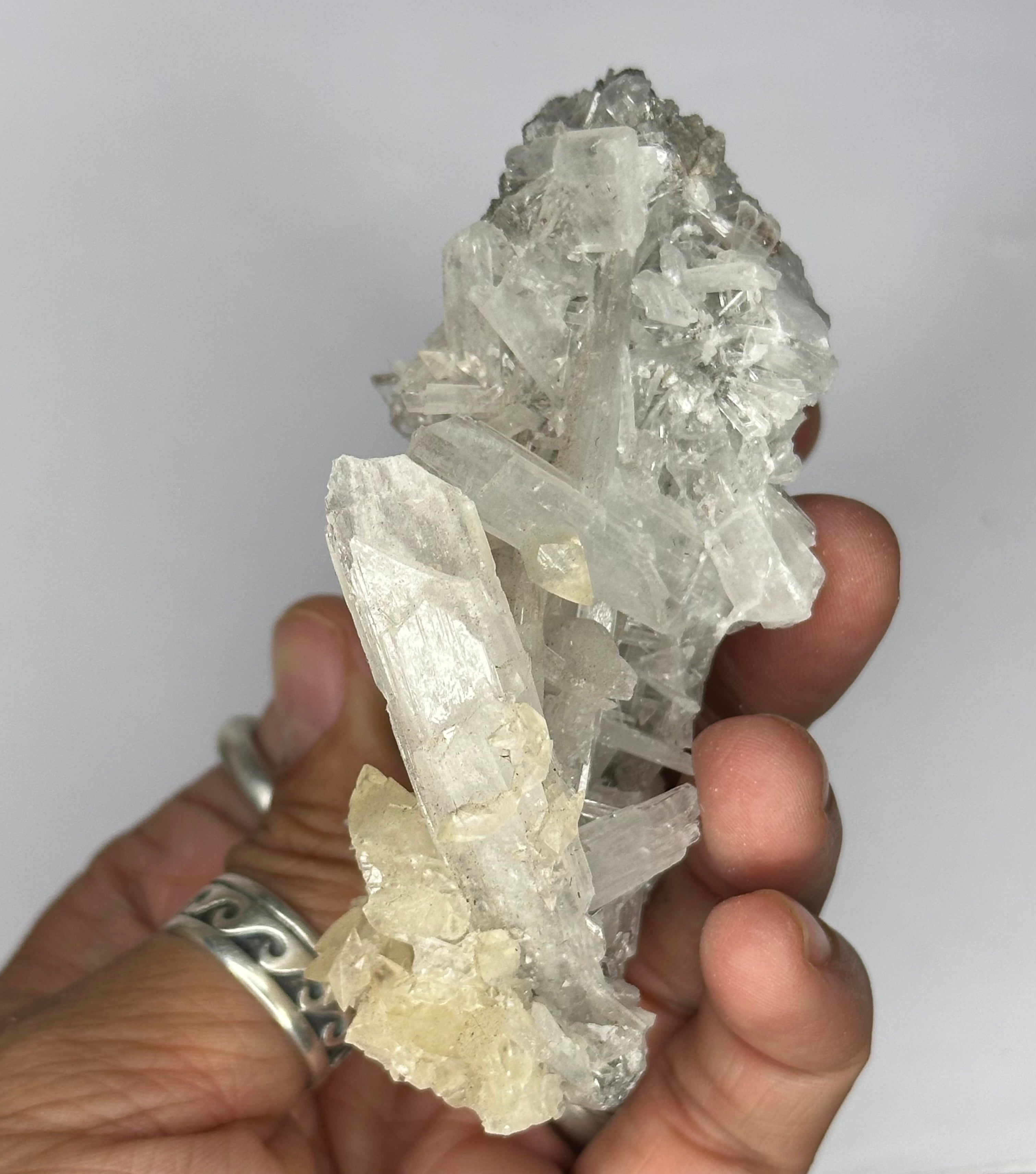 Celestite & Calcite, UV/Phosphorescent—Clay Center, Ohio USA 3