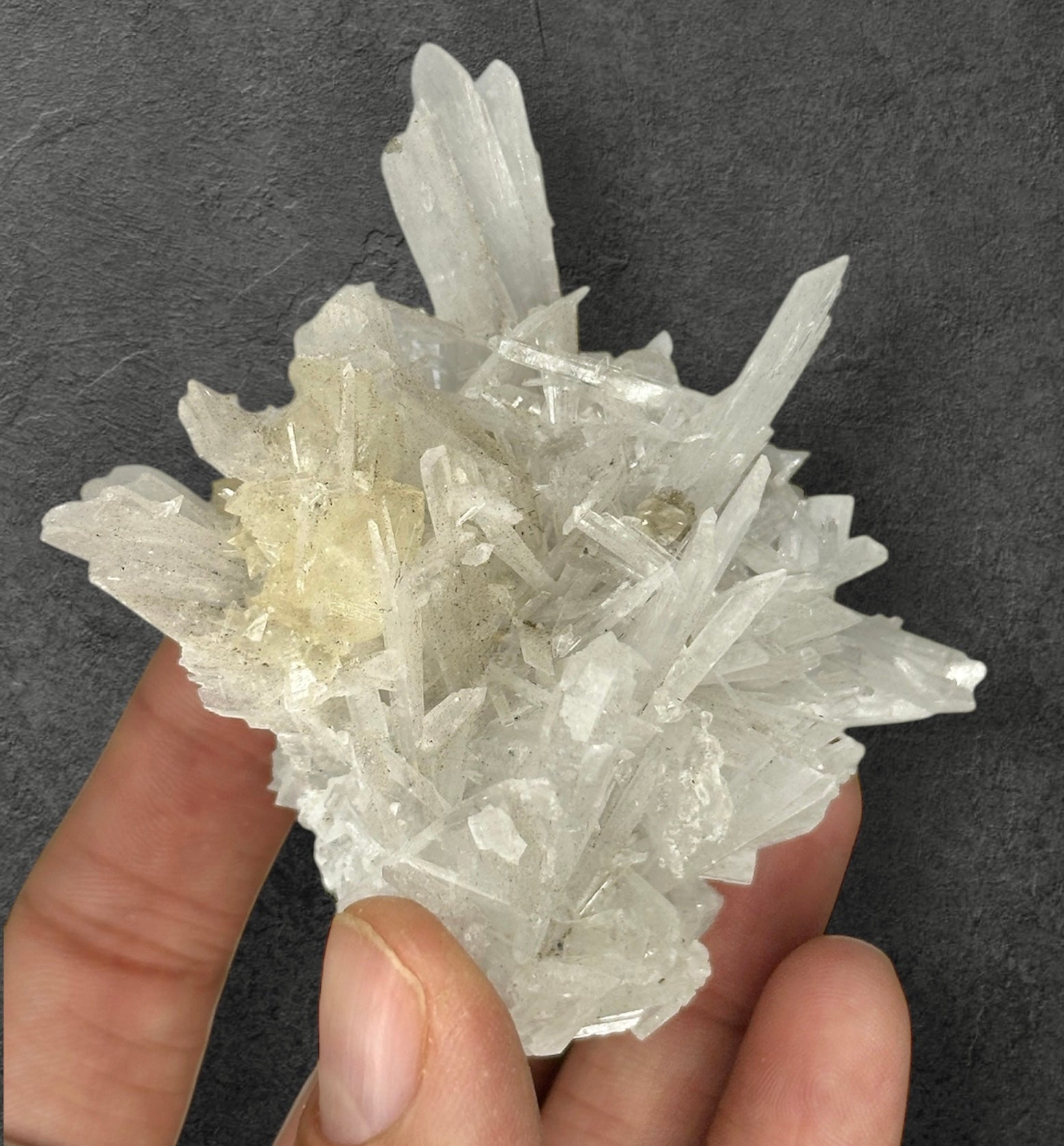 Celestite & Calcite, UV/Phosphorescent—Clay Center, Ohio USA 1