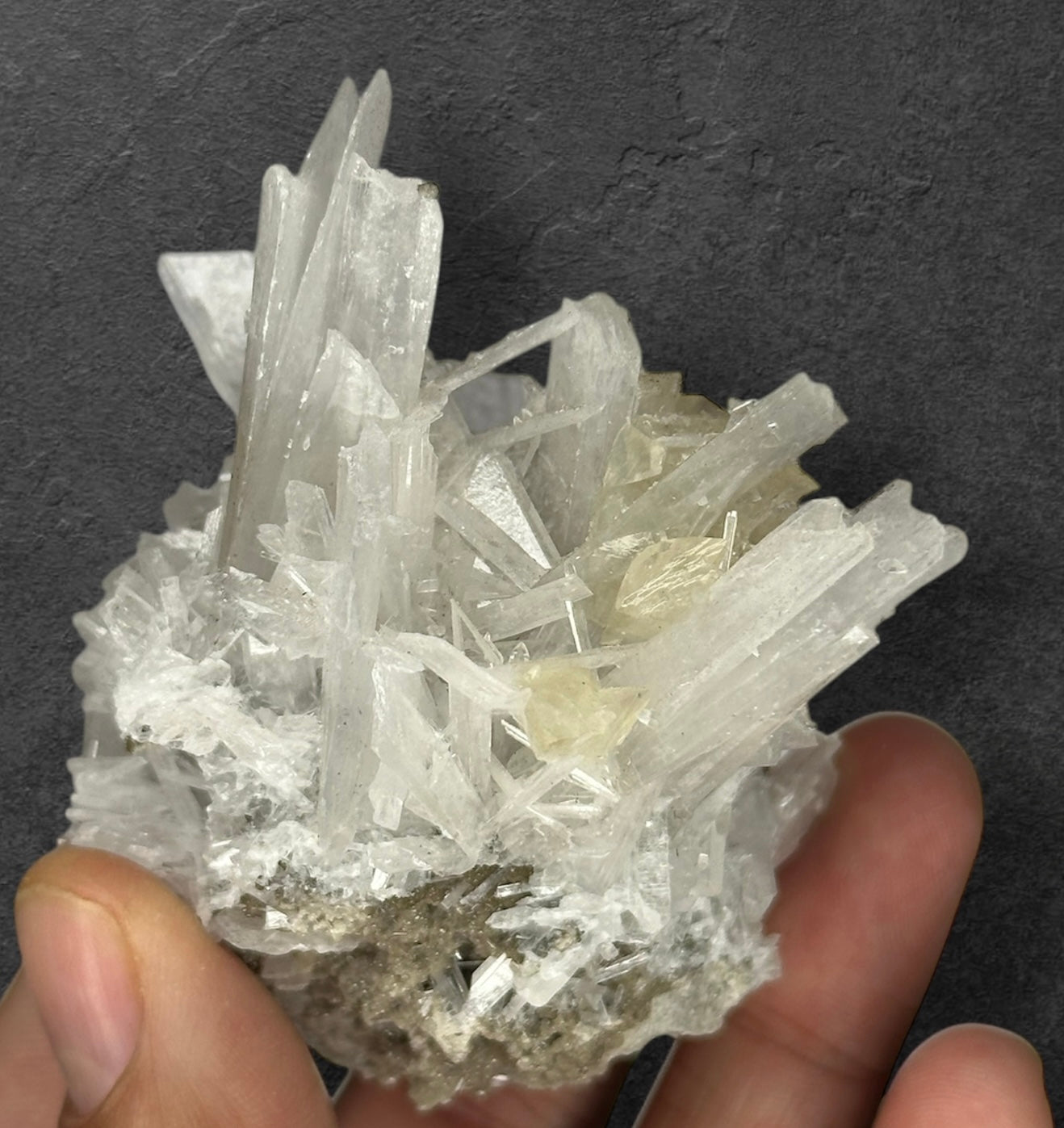 Celestite & Calcite, UV/Phosphorescent—Clay Center, Ohio USA 1