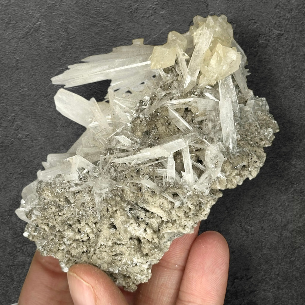 Celestite & Calcite, UV/Phosphorescent—Clay Center, Ohio USA 3