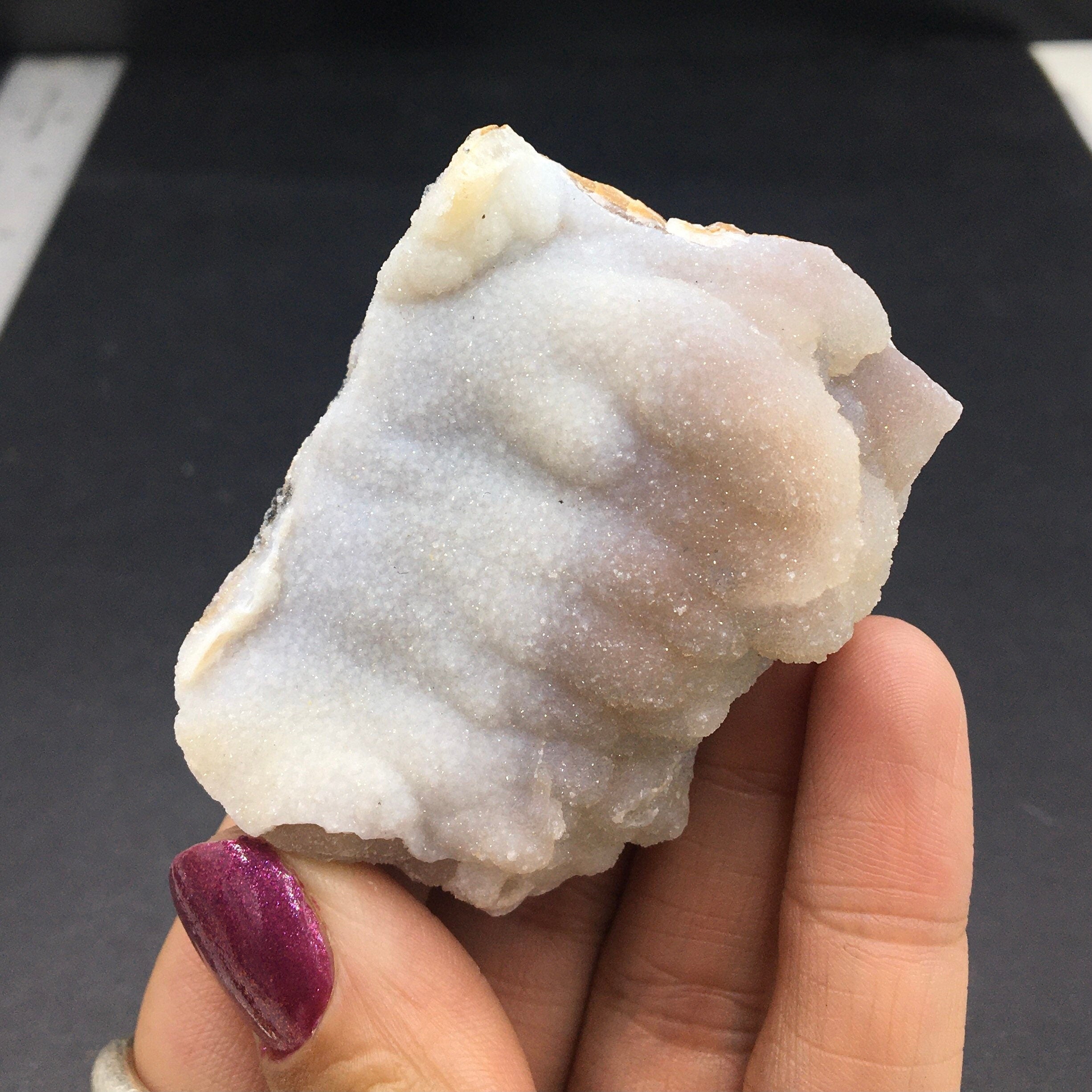 Druzy Snow White Chalcedony--Kutahya, Turkey SMALL15