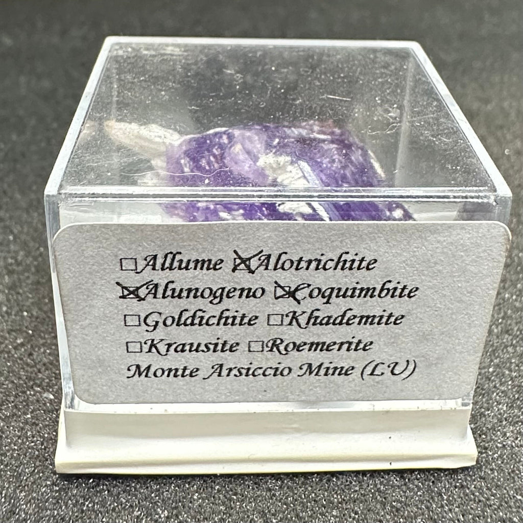 Rare Coquimbite Cluster (Thumbnail Specimen)--Monte Arsiccio Mine, Italy (TN3)