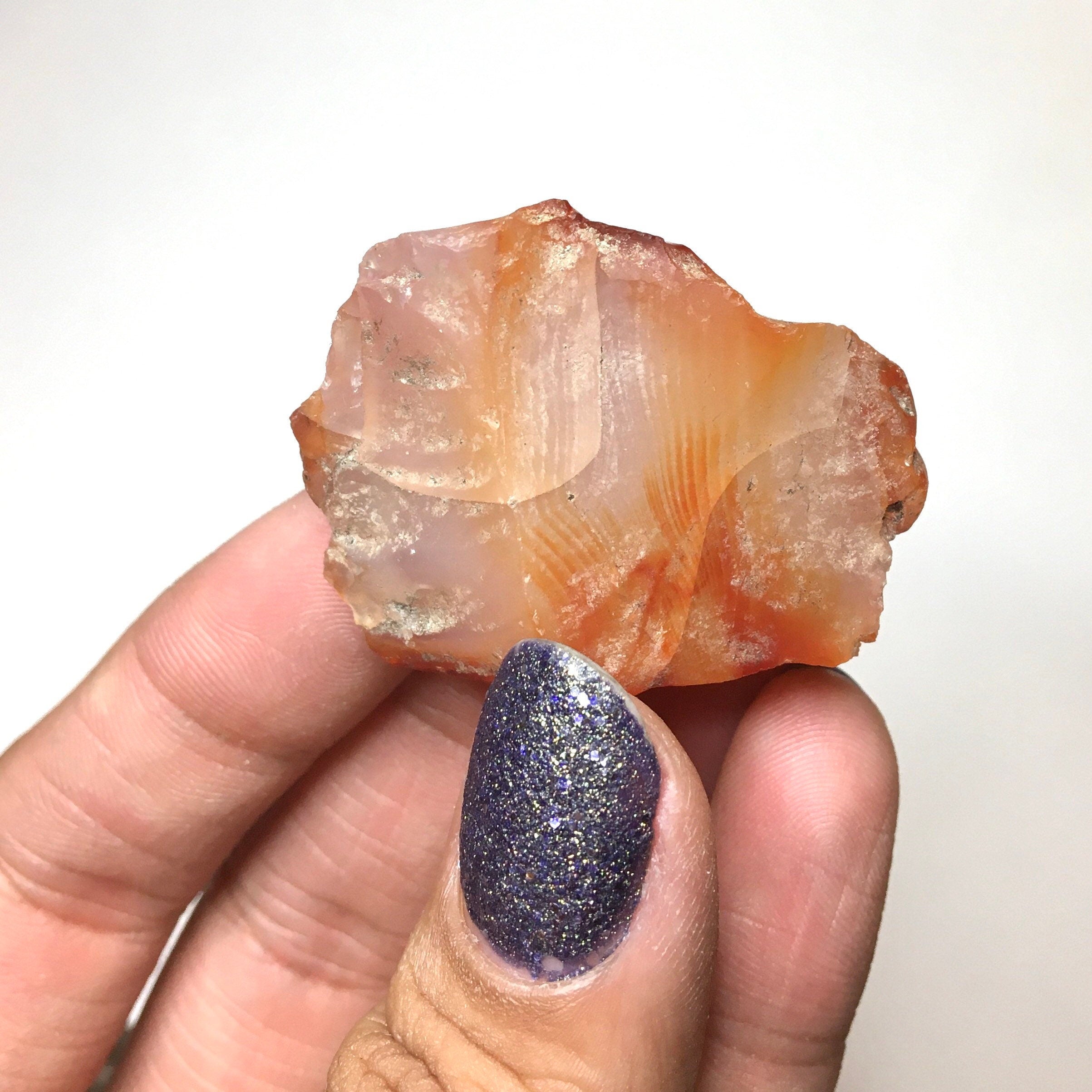 Raw Carnelian Agate Chunk (1 Single Piece)--Madagascar A-E1