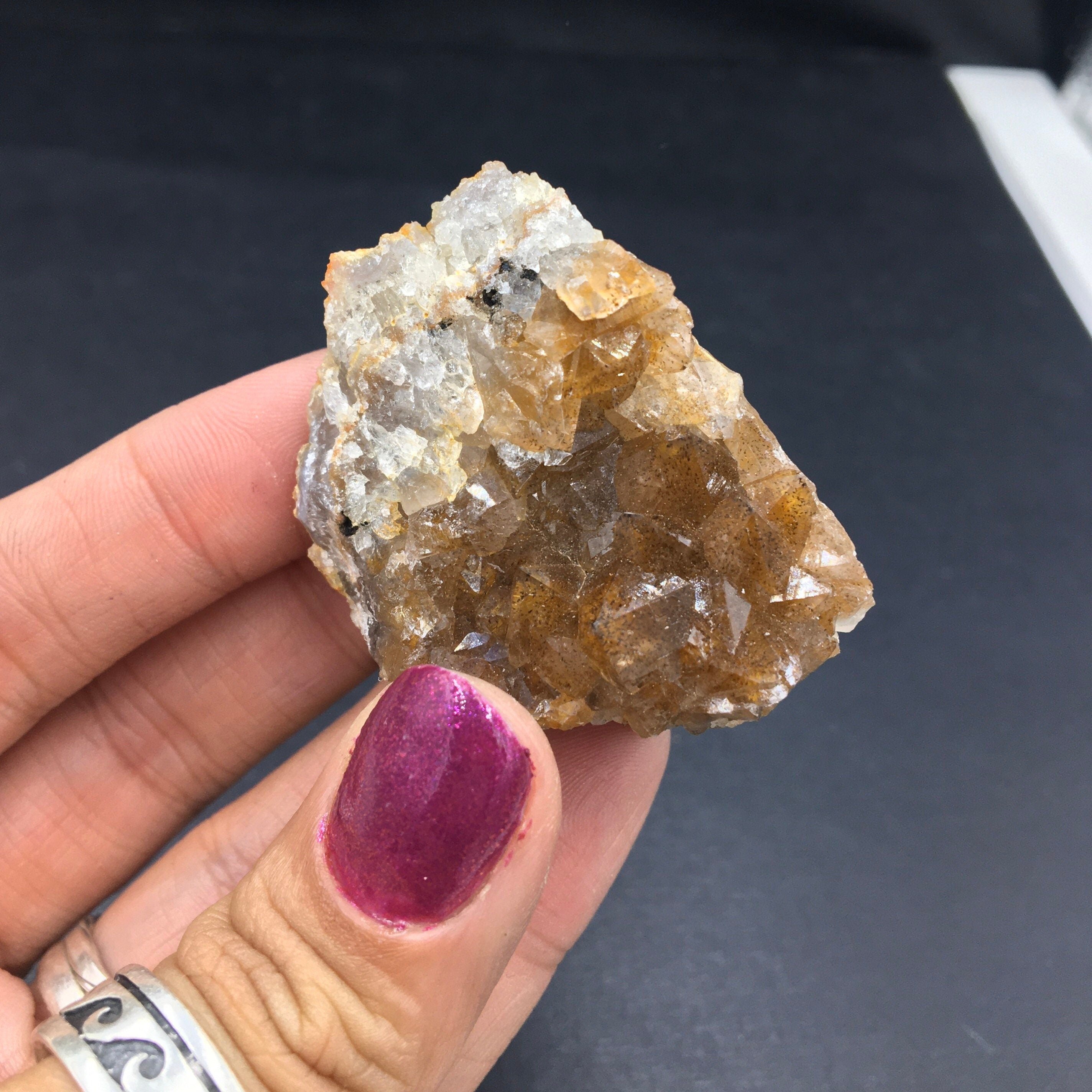 Natural Citrine Goethite Inclusions (Mini)—Morocco CMIX6