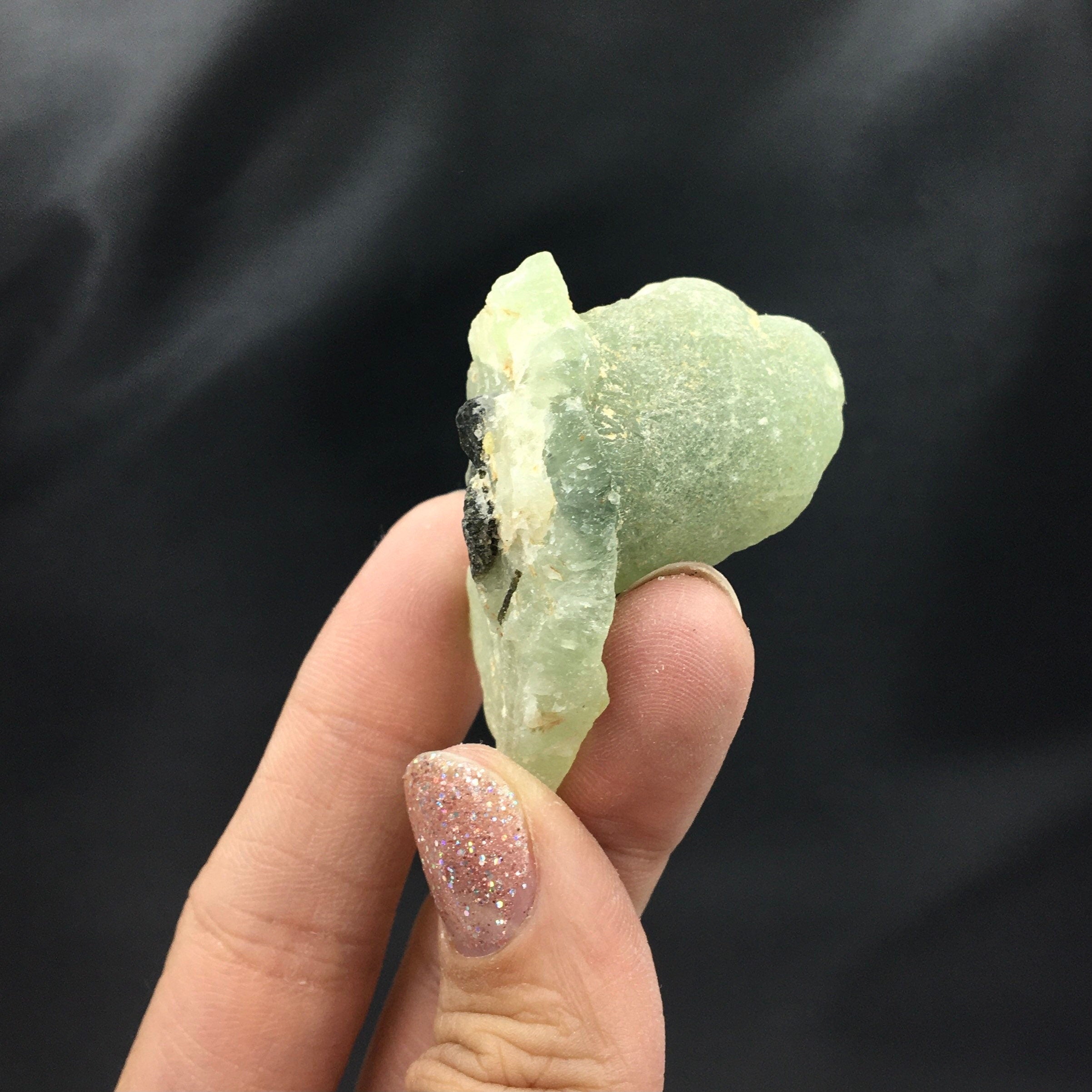 Prehnite Epidote Stilbite Botryoidal Cluster (Miniature)-- Mali SMALL3