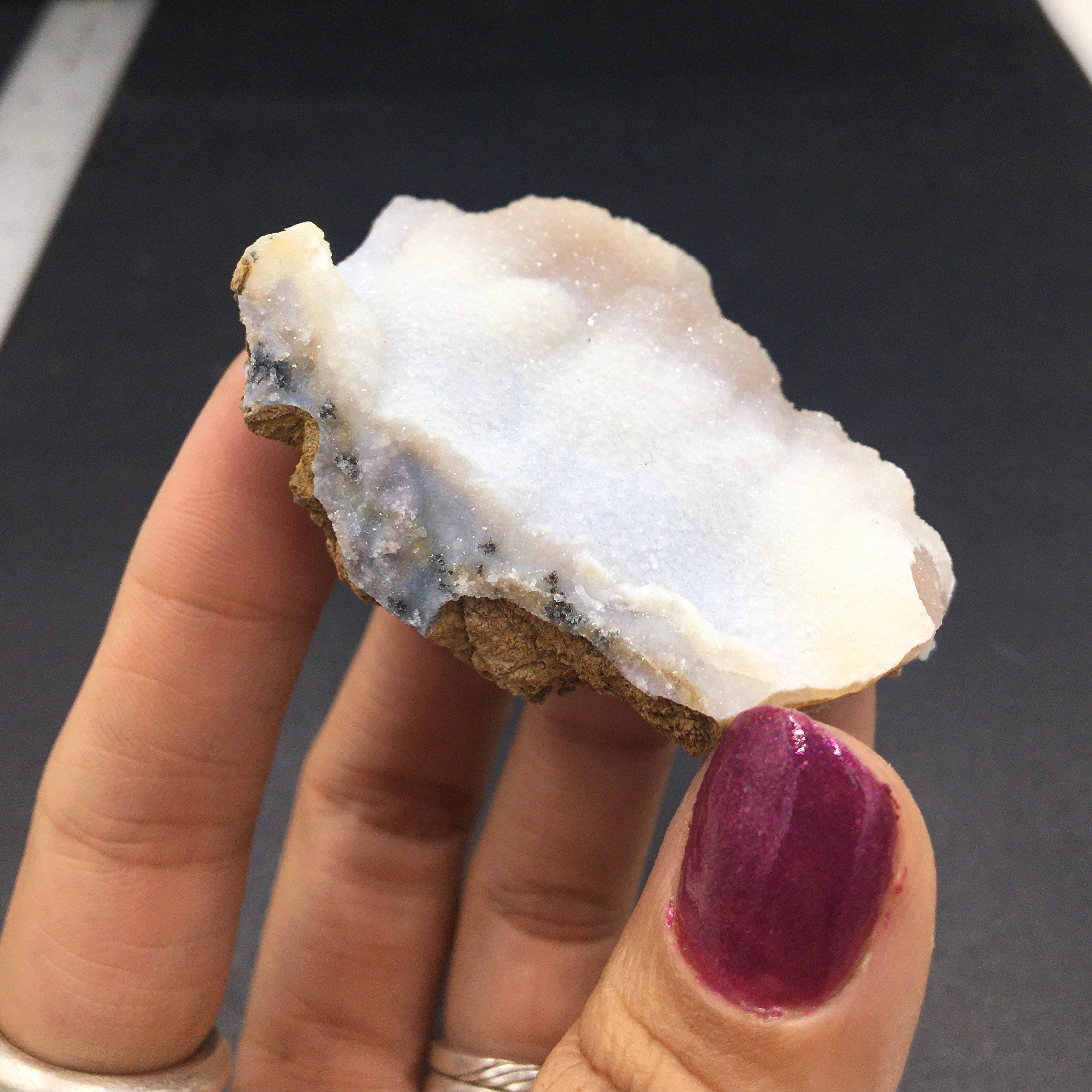 Druzy Snow White Chalcedony--Kutahya, Turkey SMALL15