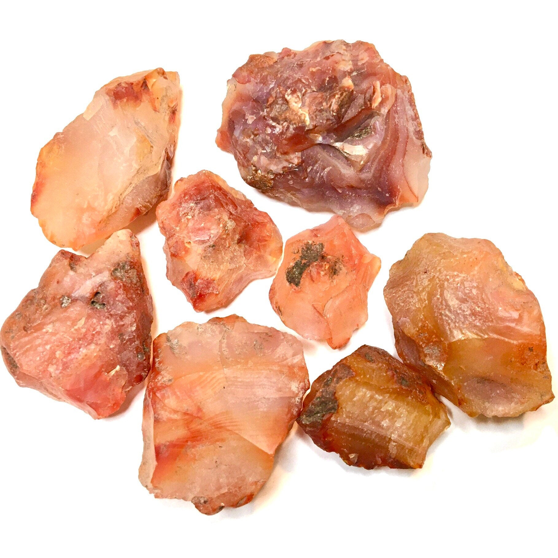 Raw Carnelian Agate Chunk (1 Single Piece)--Madagascar A-E1