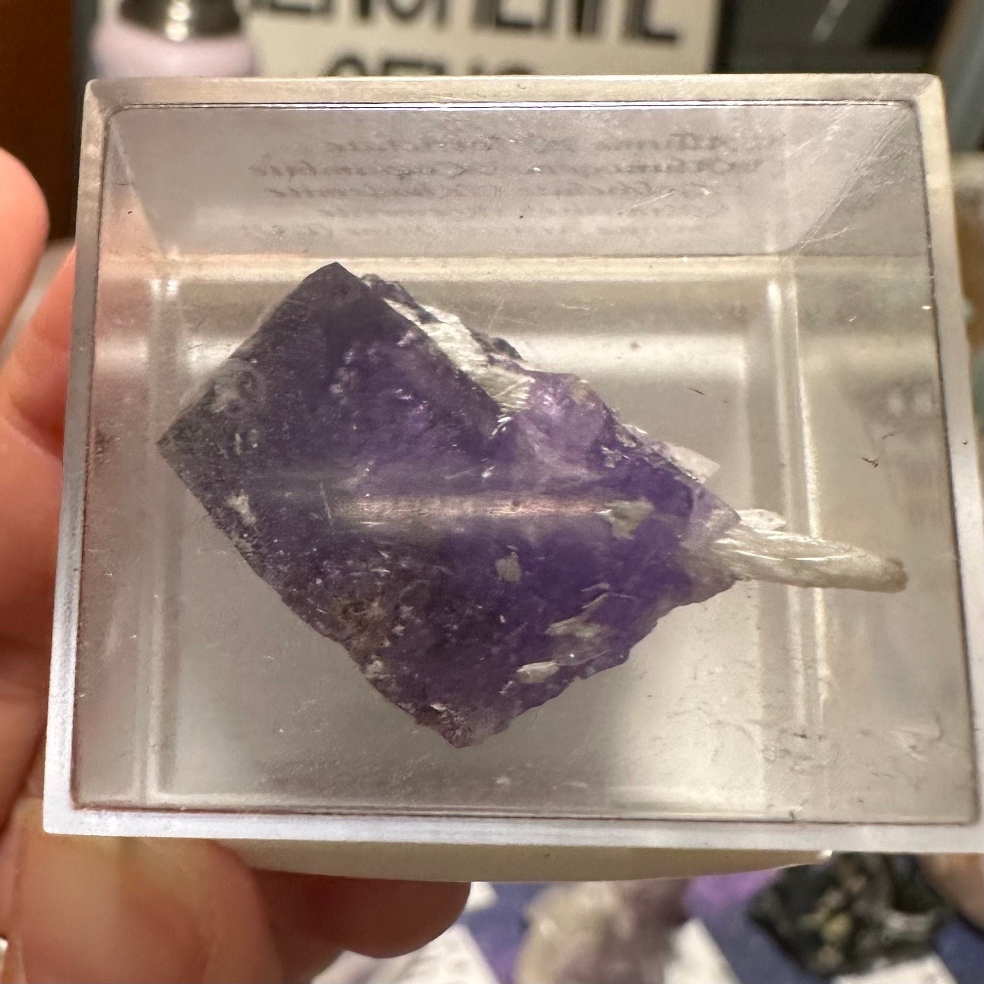 Rare Coquimbite Cluster (Thumbnail Specimen)--Monte Arsiccio Mine, Italy (TN3)