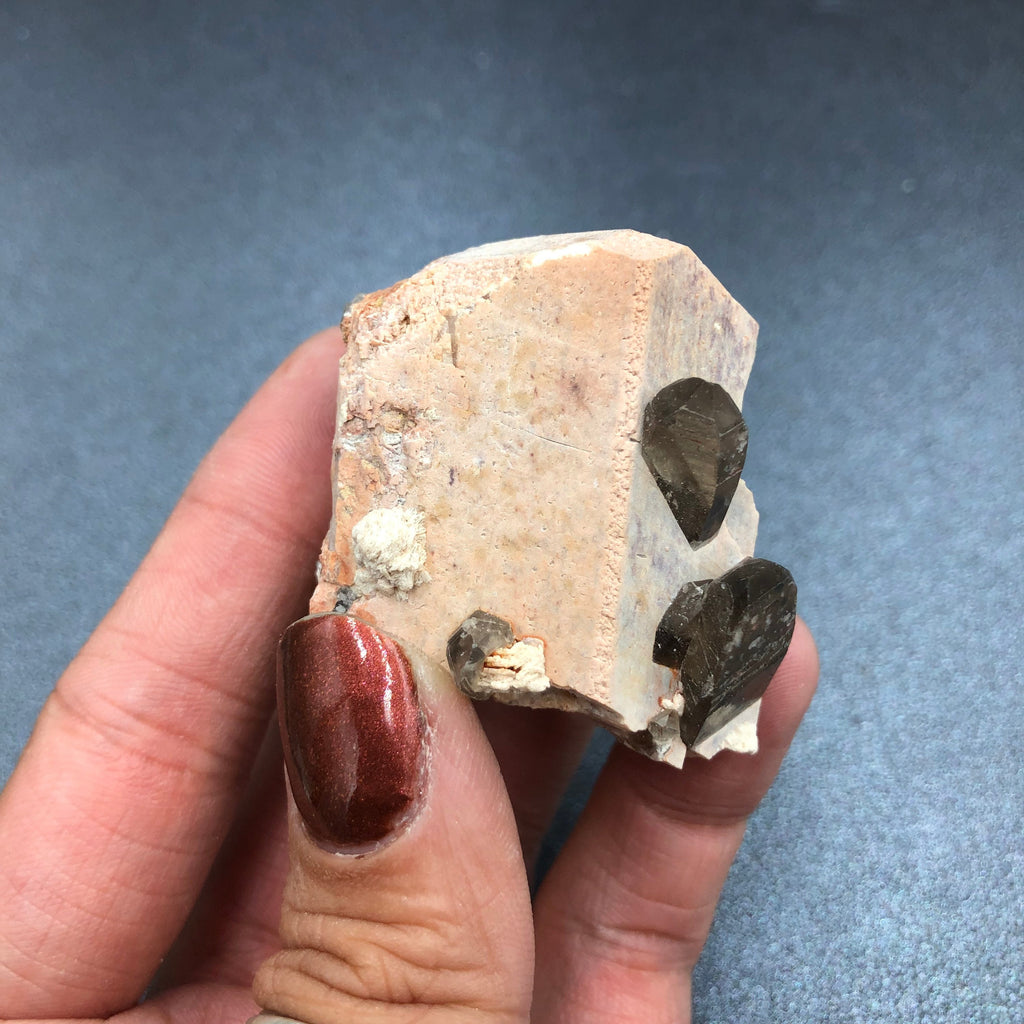 Smoky Qtz & Microcline (Mini)—Lake George, CO, USA SM1