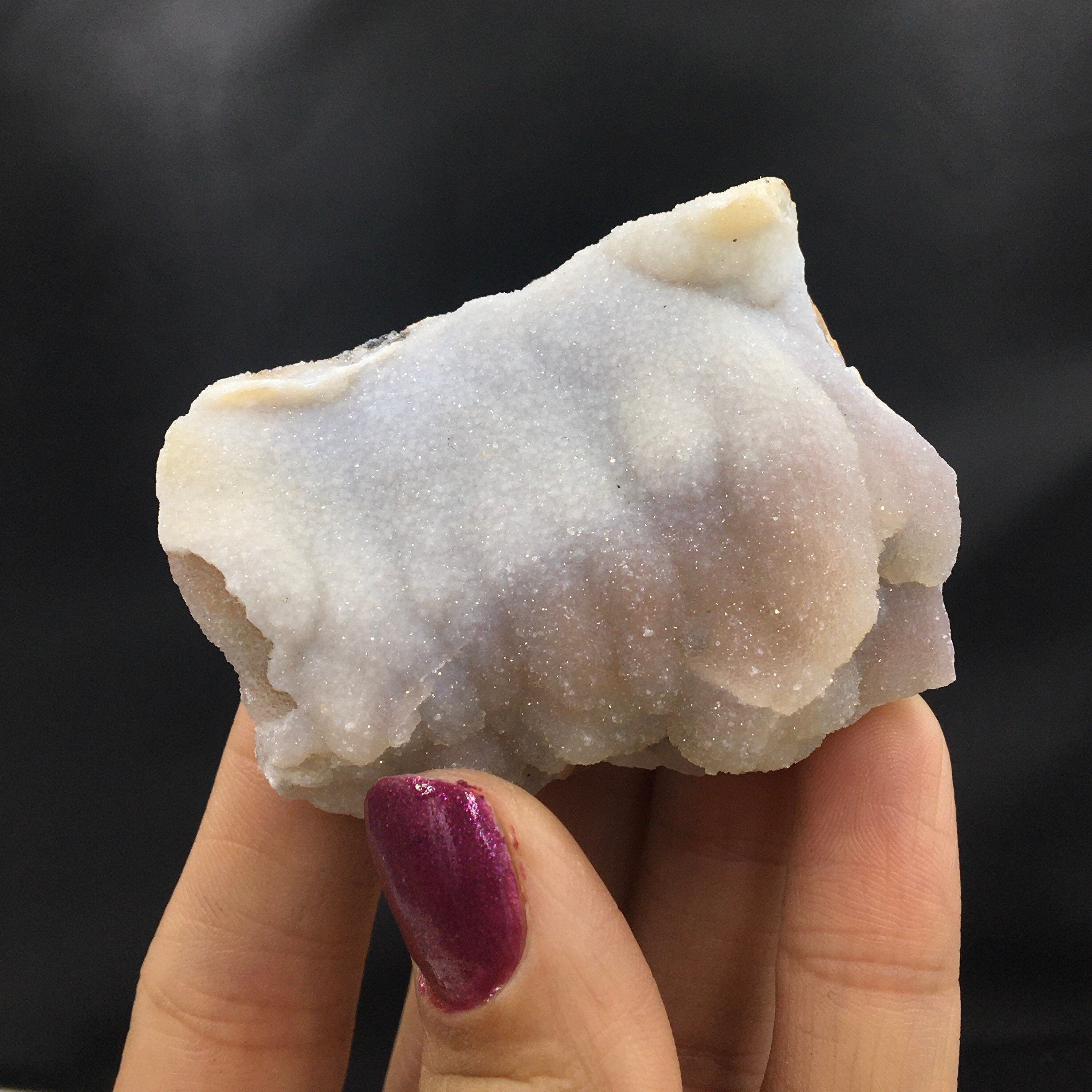 Druzy Snow White Chalcedony--Kutahya, Turkey SMALL15
