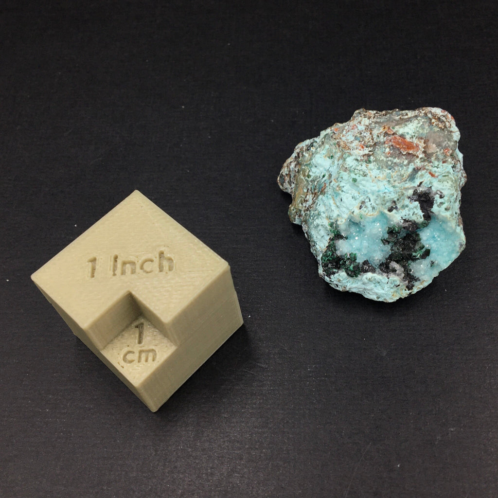 Chrysocolla Druzy Quartz Malachite Cluster--Congo CMIX2