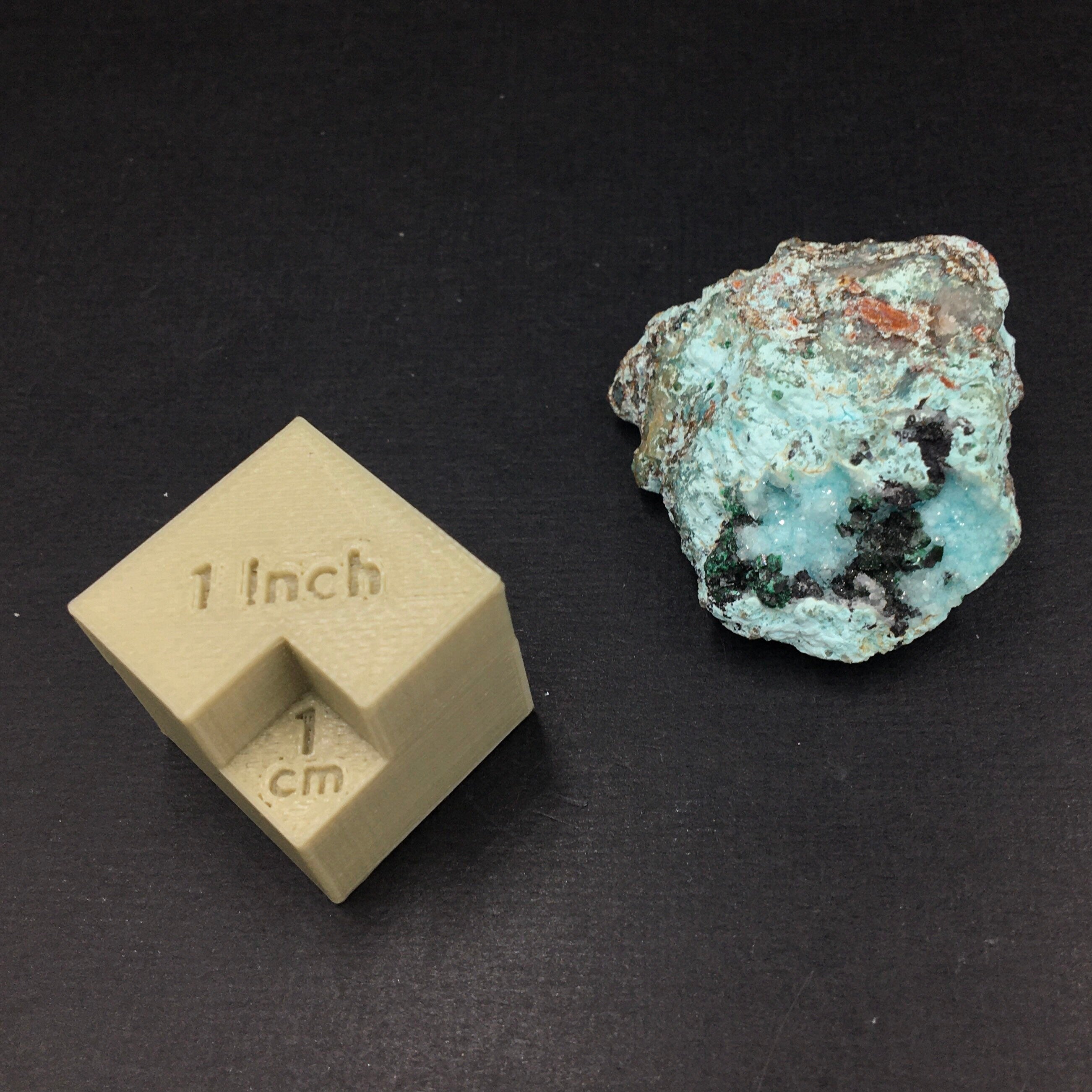 Chrysocolla Druzy Quartz Malachite Cluster--Congo CMIX2