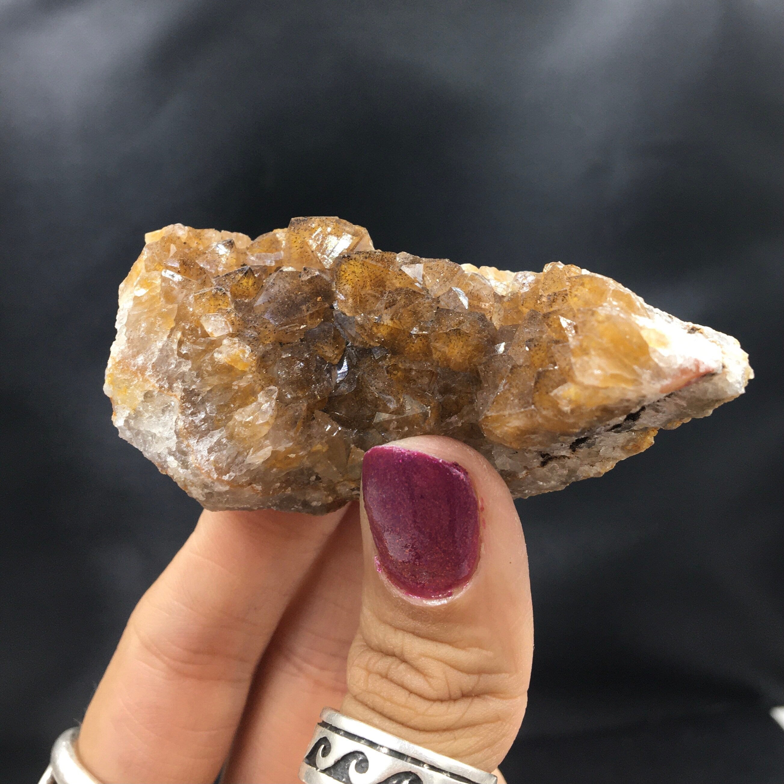 Natural Citrine Goethite Inclusions (Mini)—Morocco CMIX8