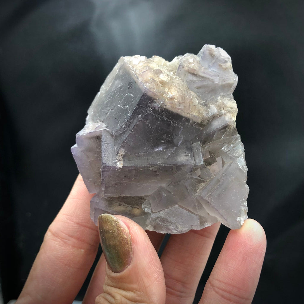 Purple Fluorite & Quartz—Loralai, Pakistan FLUO11