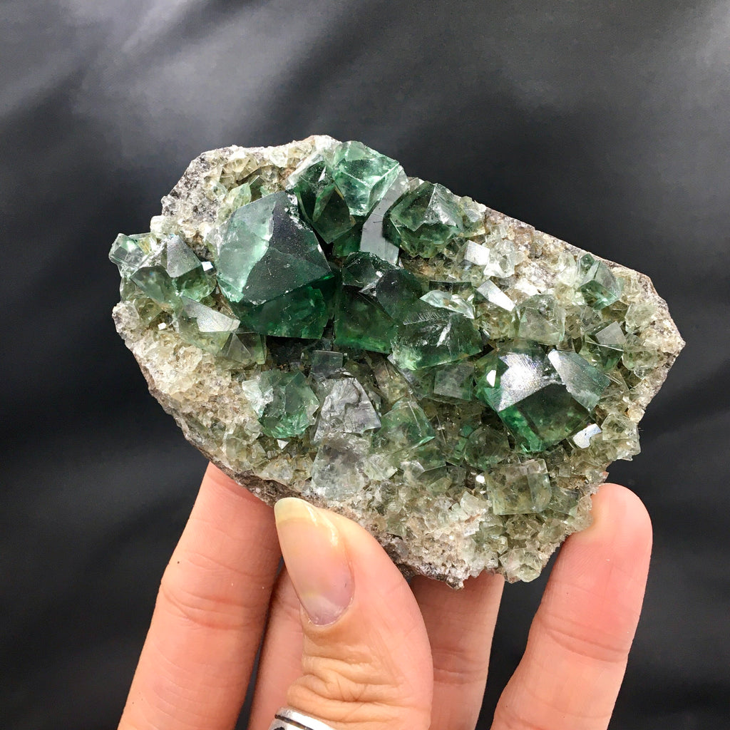 Fluorite, UV—Fairy Holes Pocket, Lady Annabella Mine, England FLUO8