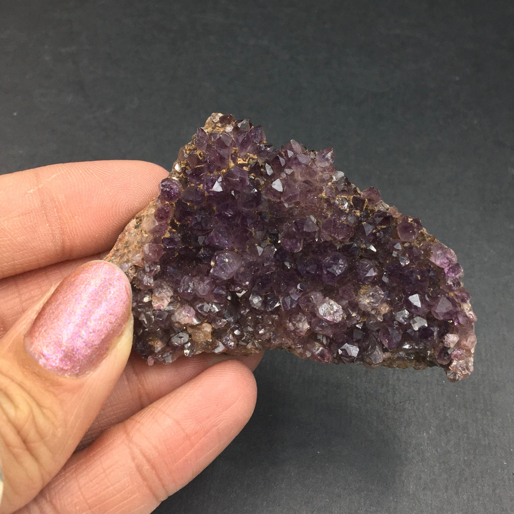 Amethyst Cluster--Alacam Mine, Turkey A-E2
