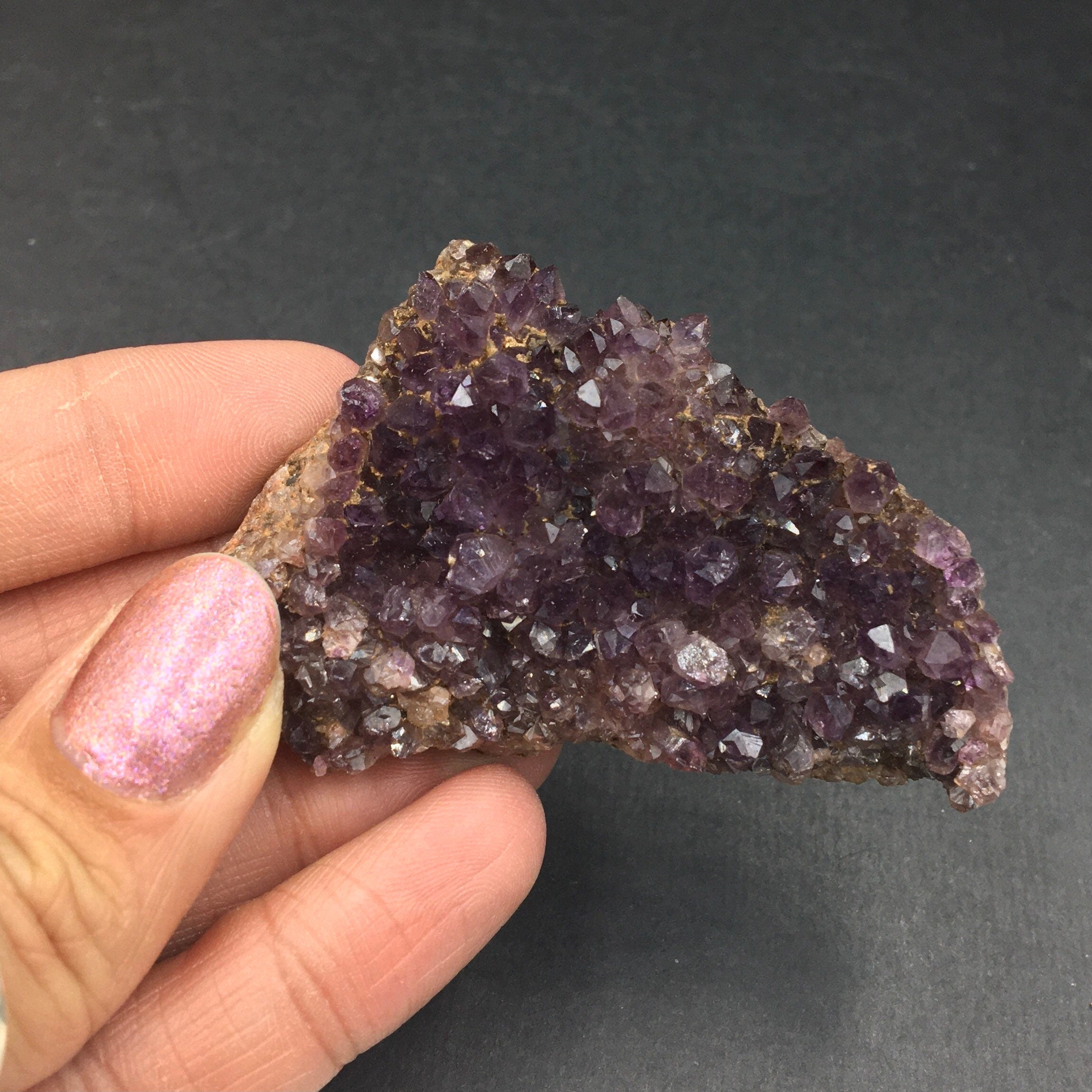 Amethyst Cluster--Alacam Mine, Turkey A-E2