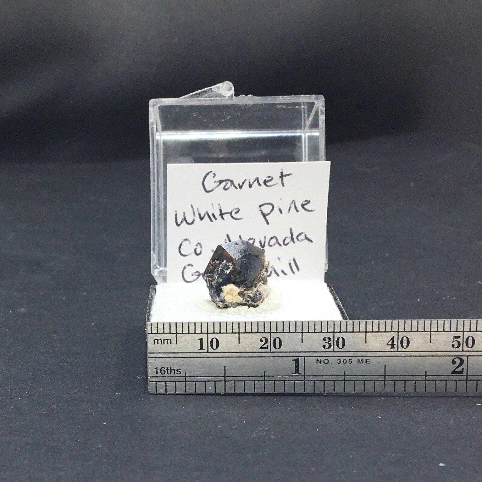 Almandine Garnet (Thumbnail Specimen)--Garnet Hill, White Pine, Nevada. USA TN1