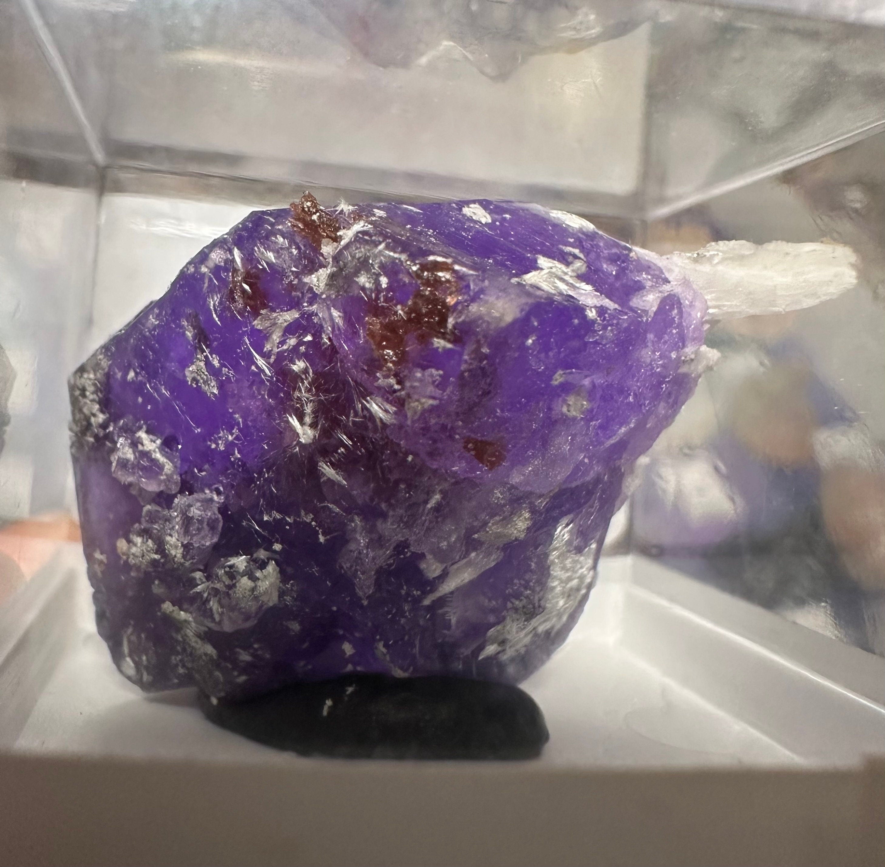 Rare Coquimbite Cluster (Thumbnail Specimen)--Monte Arsiccio Mine, Italy (TN3)