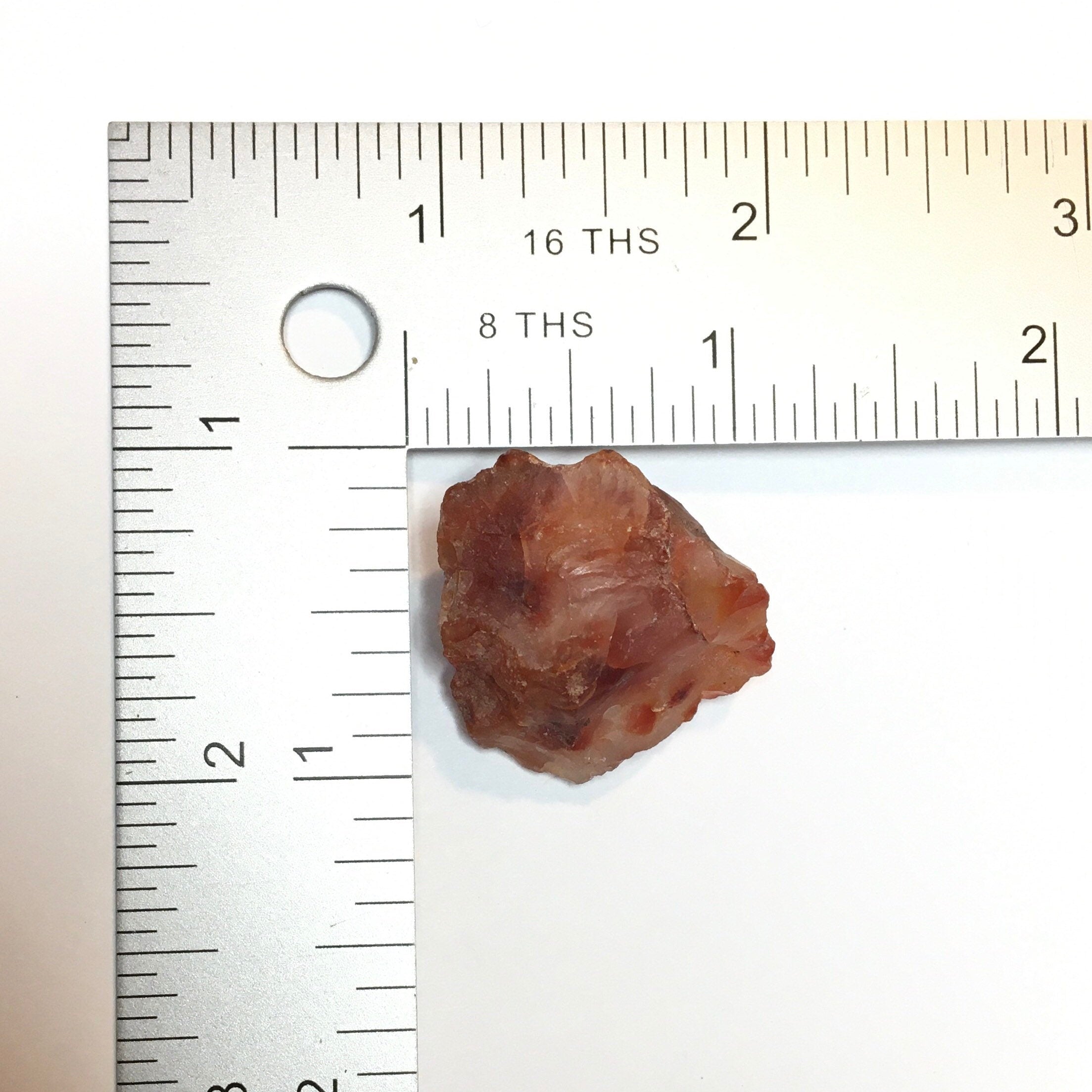 Raw Carnelian Agate Chunk (1 Single Piece)--Madagascar A-E1