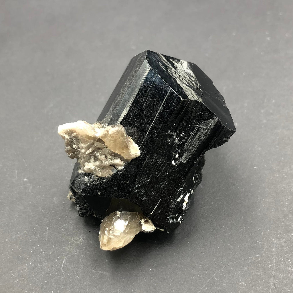 Black Tourmaline Feldspar Cluster (Miniature)--Erongo, Namibia SMALL5