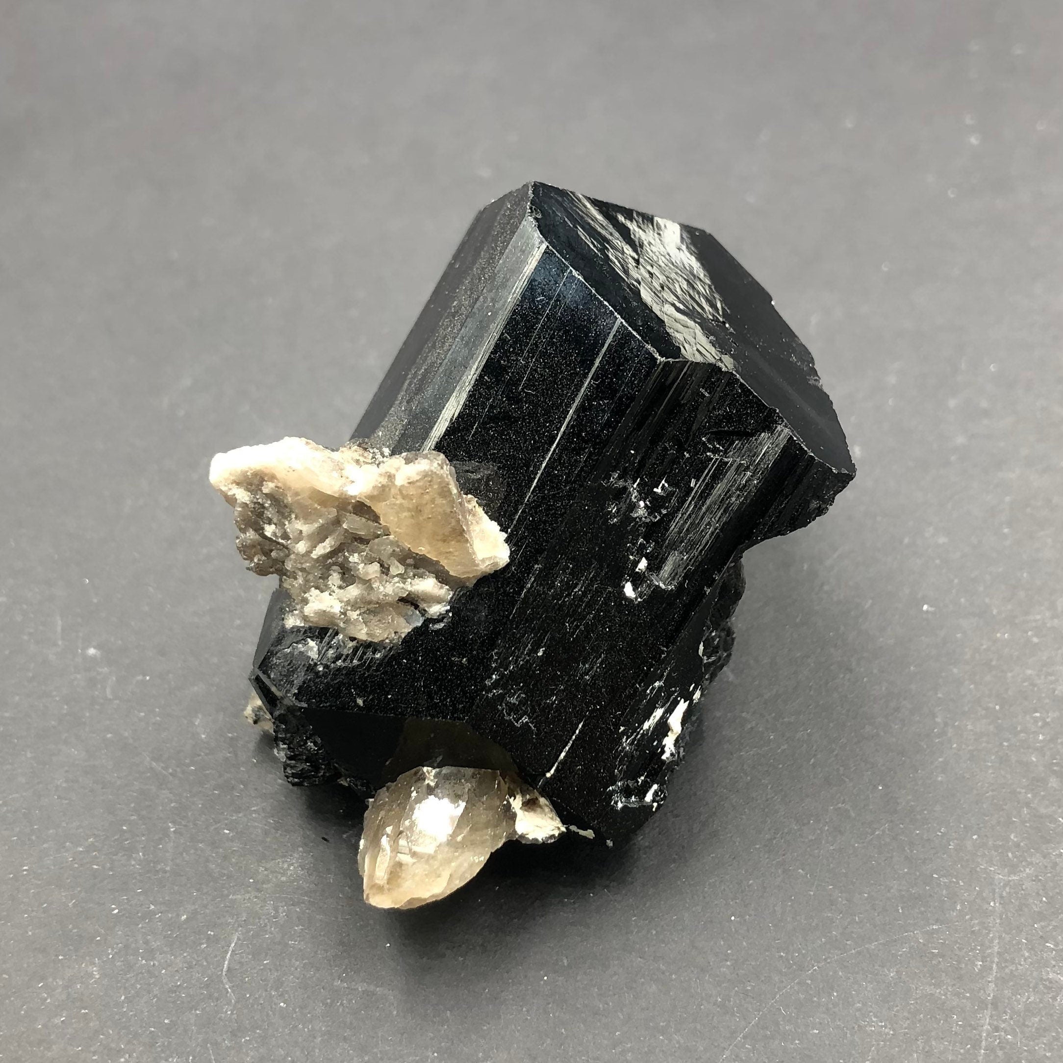 Black Tourmaline Feldspar Cluster (Miniature)--Erongo, Namibia SMALL5