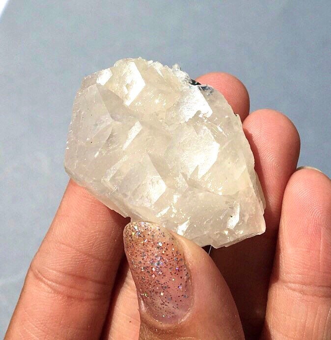 Calcite Crystal Cluster with Sphalerite--Madan Ore Field, Bulgaria MINI29