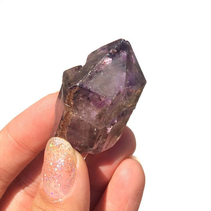 Smoky Amethyst Hematite Cluster--Chibuku Mine (Shangaan), Zimbabwe MINI19