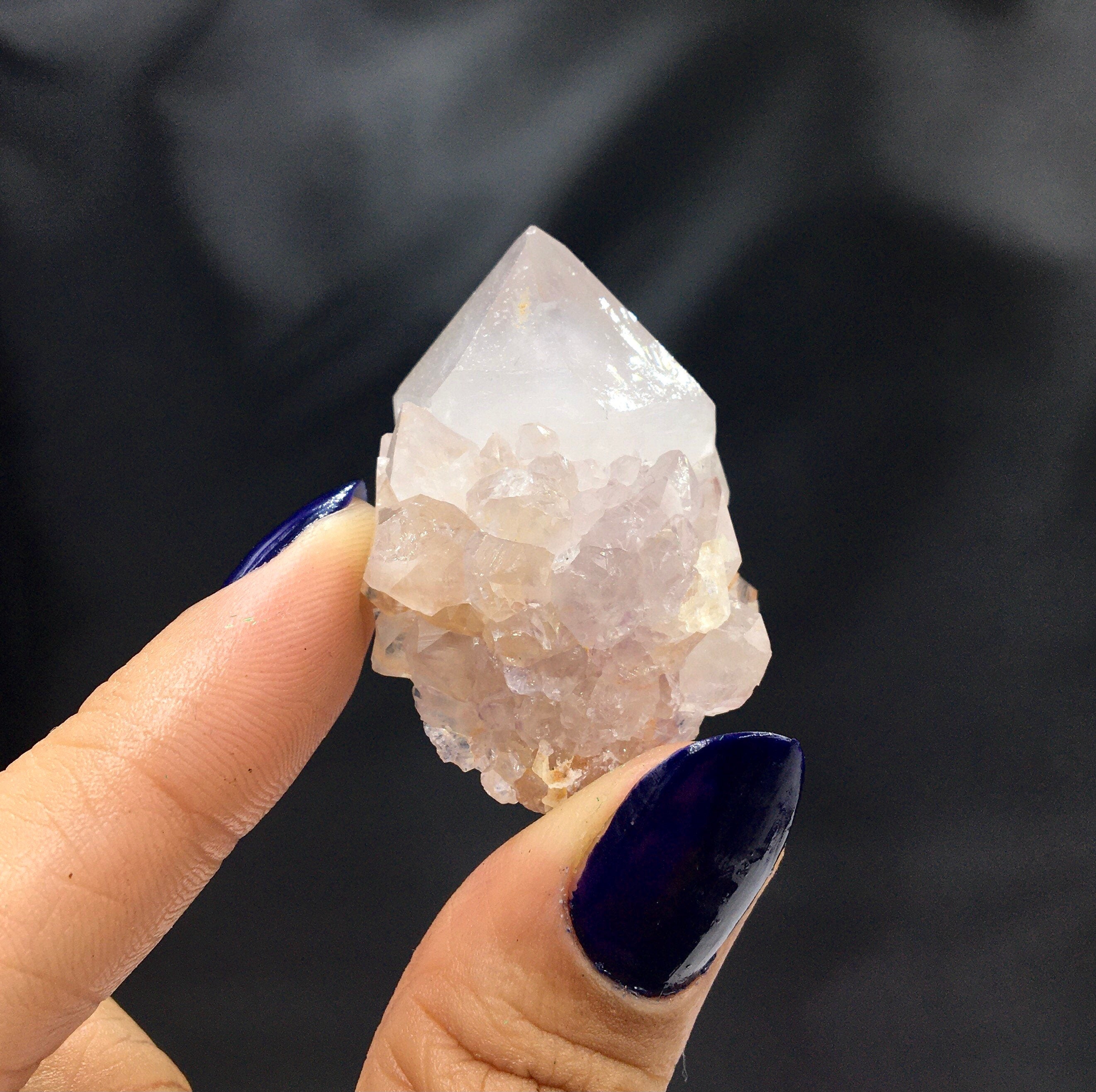 Spirit Quartz Phantom Amethyst Cluster--South Africa SMALL14