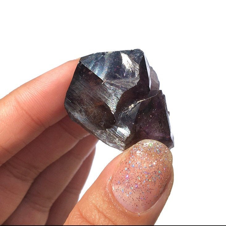 Smoky Amethyst Hematite Cluster-- Chibuku Mine (Shangaan), Zimbabwe MINI18