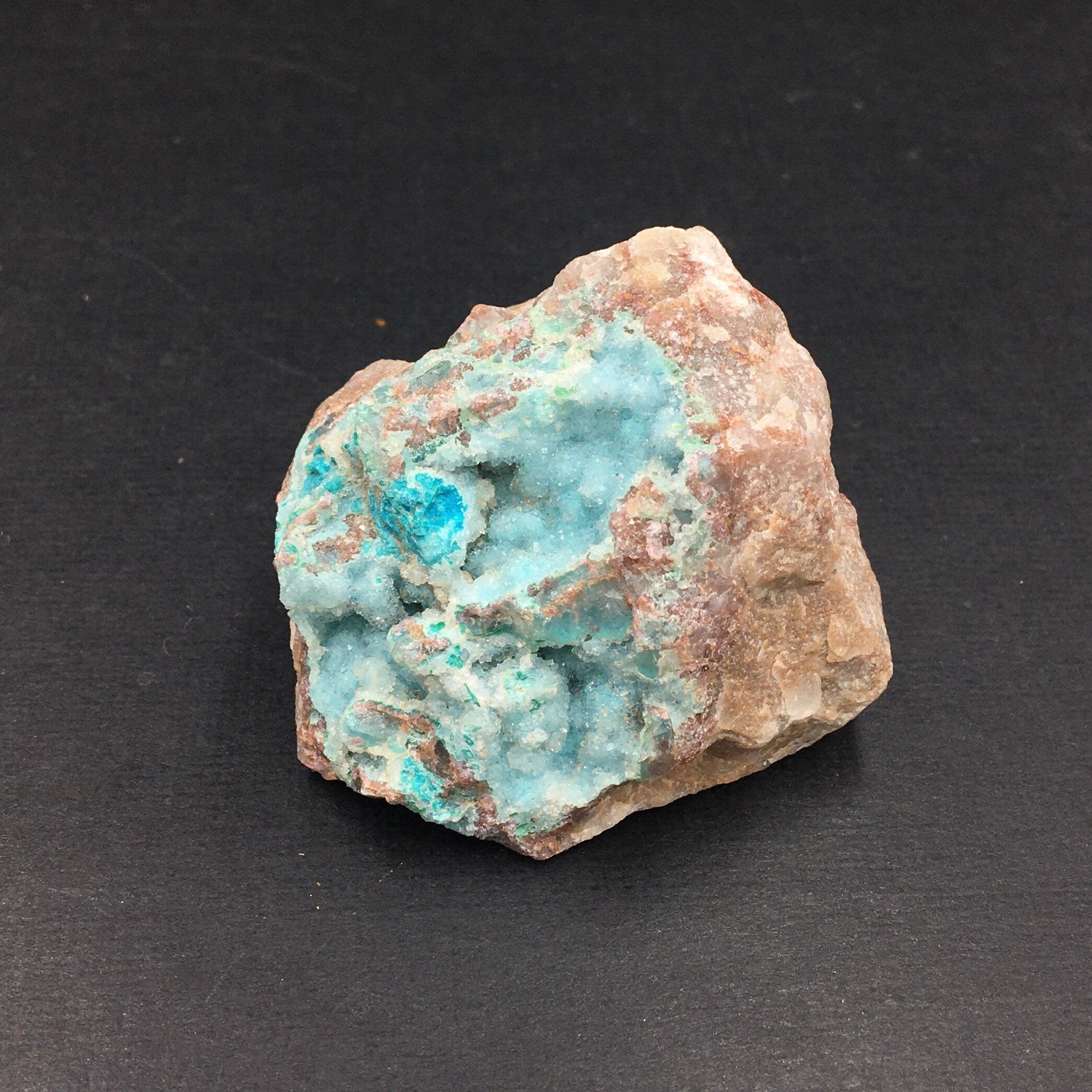Chrysocolla Druzy Quartz Malachite--Congo CMIX3