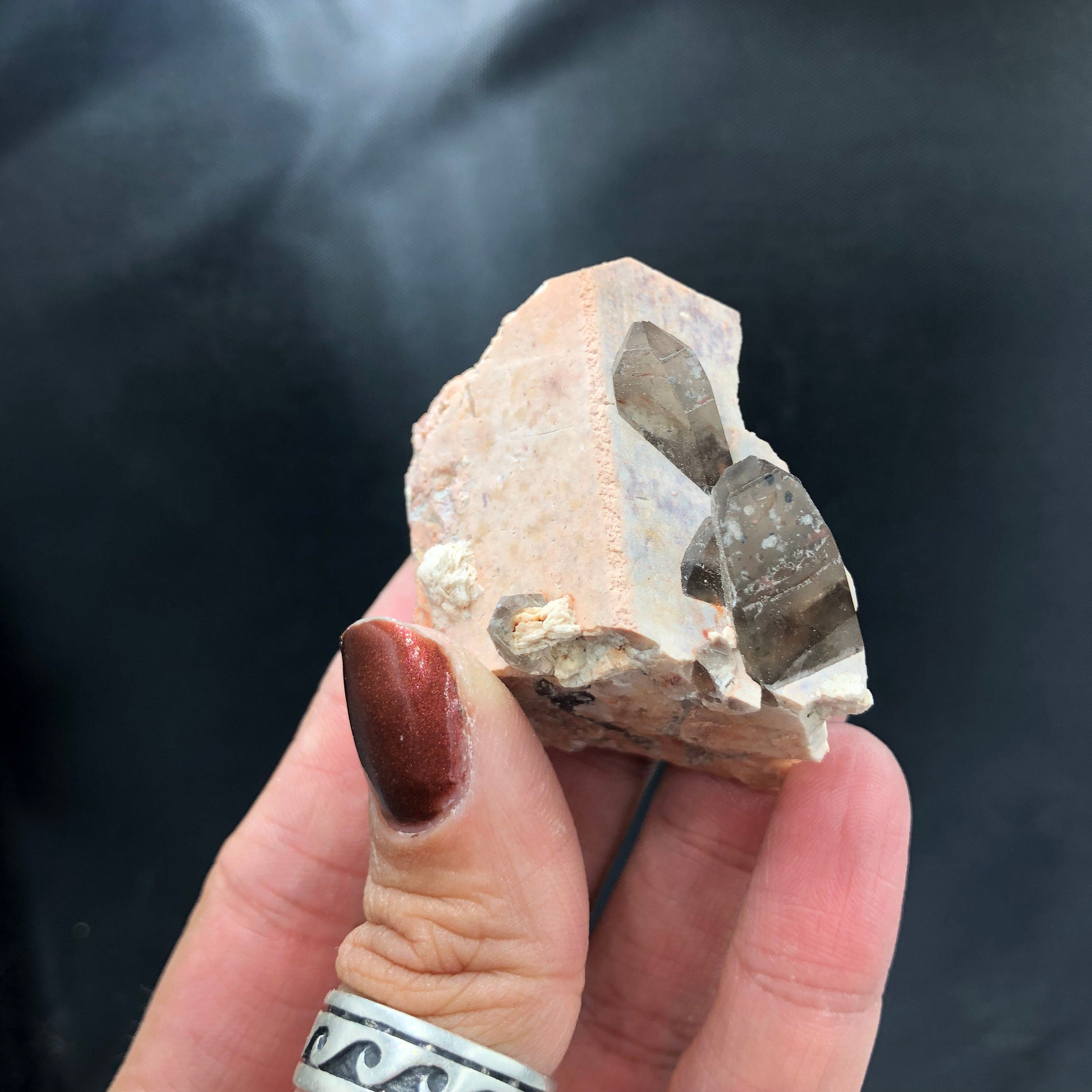 Smoky Quartz Microcline (Miniature)-- Lake George, Colorado, USA SMALL1