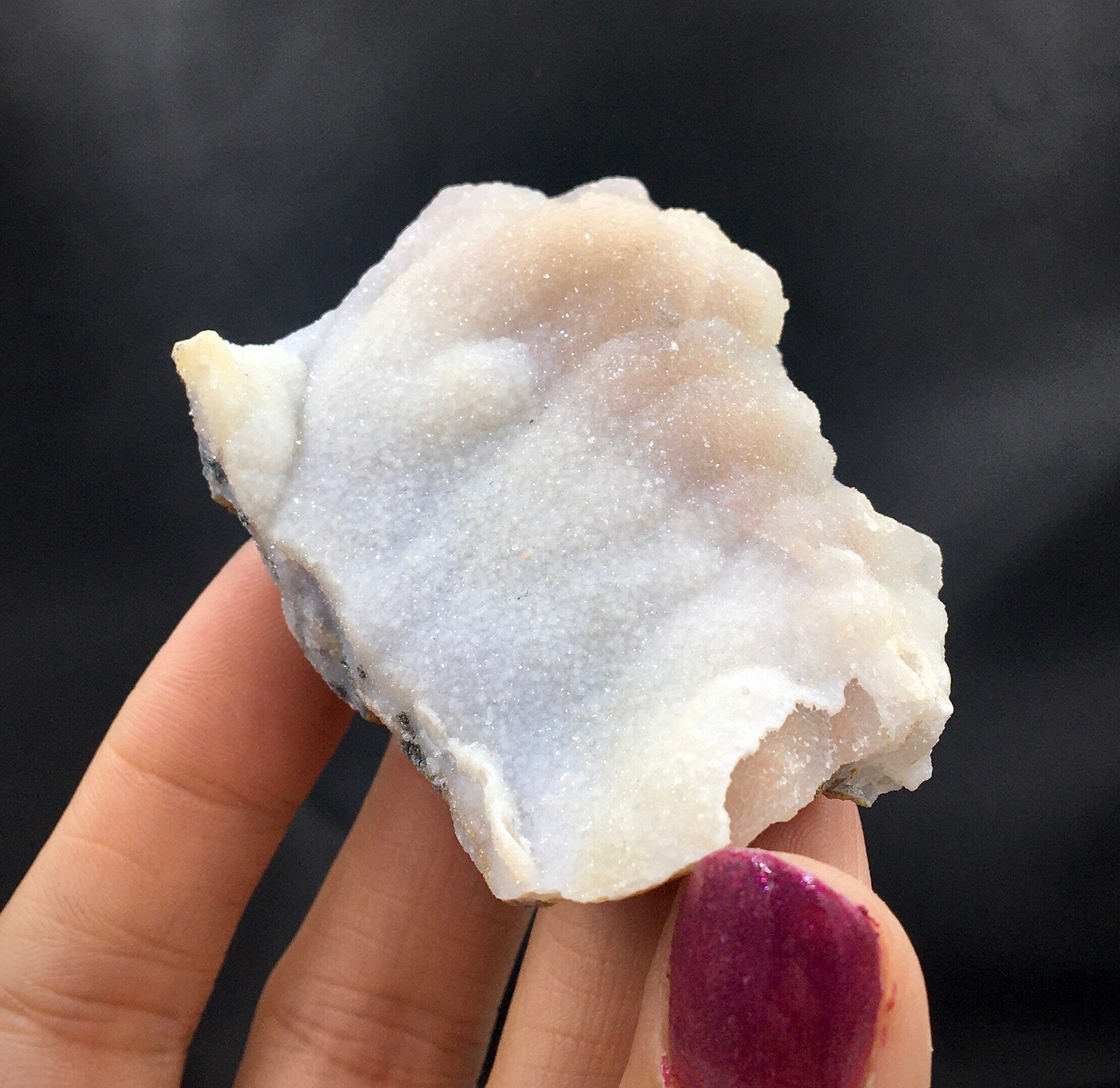 Druzy Snow White Chalcedony--Kutahya, Turkey SMALL15