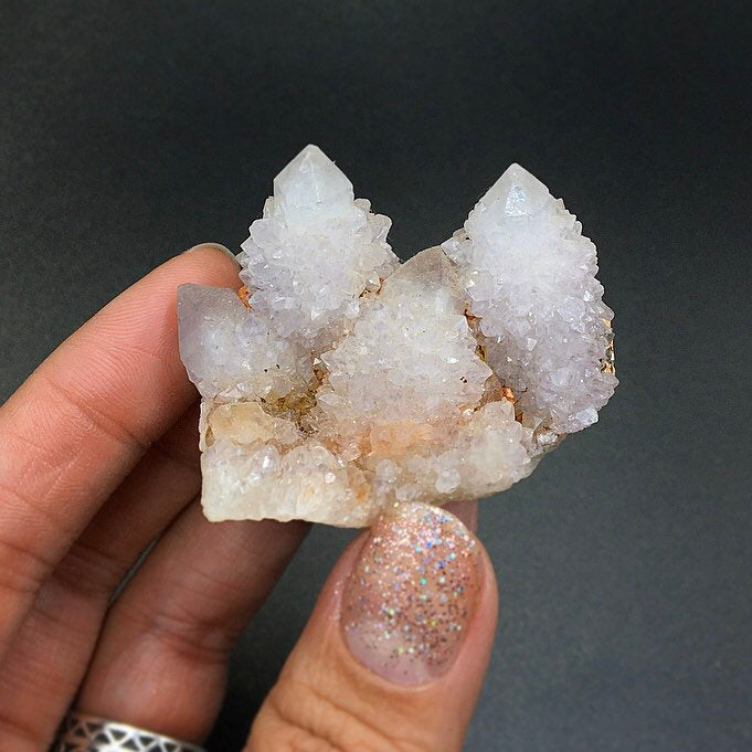 Spirit Quartz Amethyst Cluster--South Africa SMALL 18