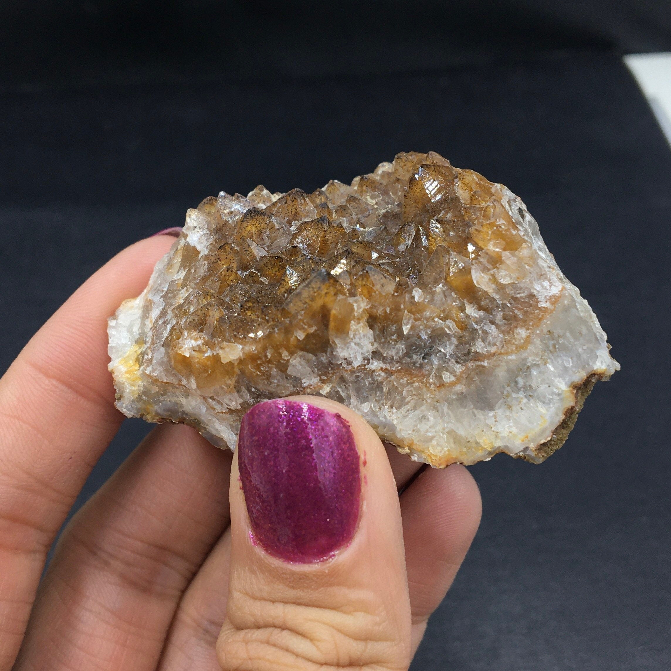 Natural Citrine Goethite Inclusions (Mini)—Morocco CMIX7