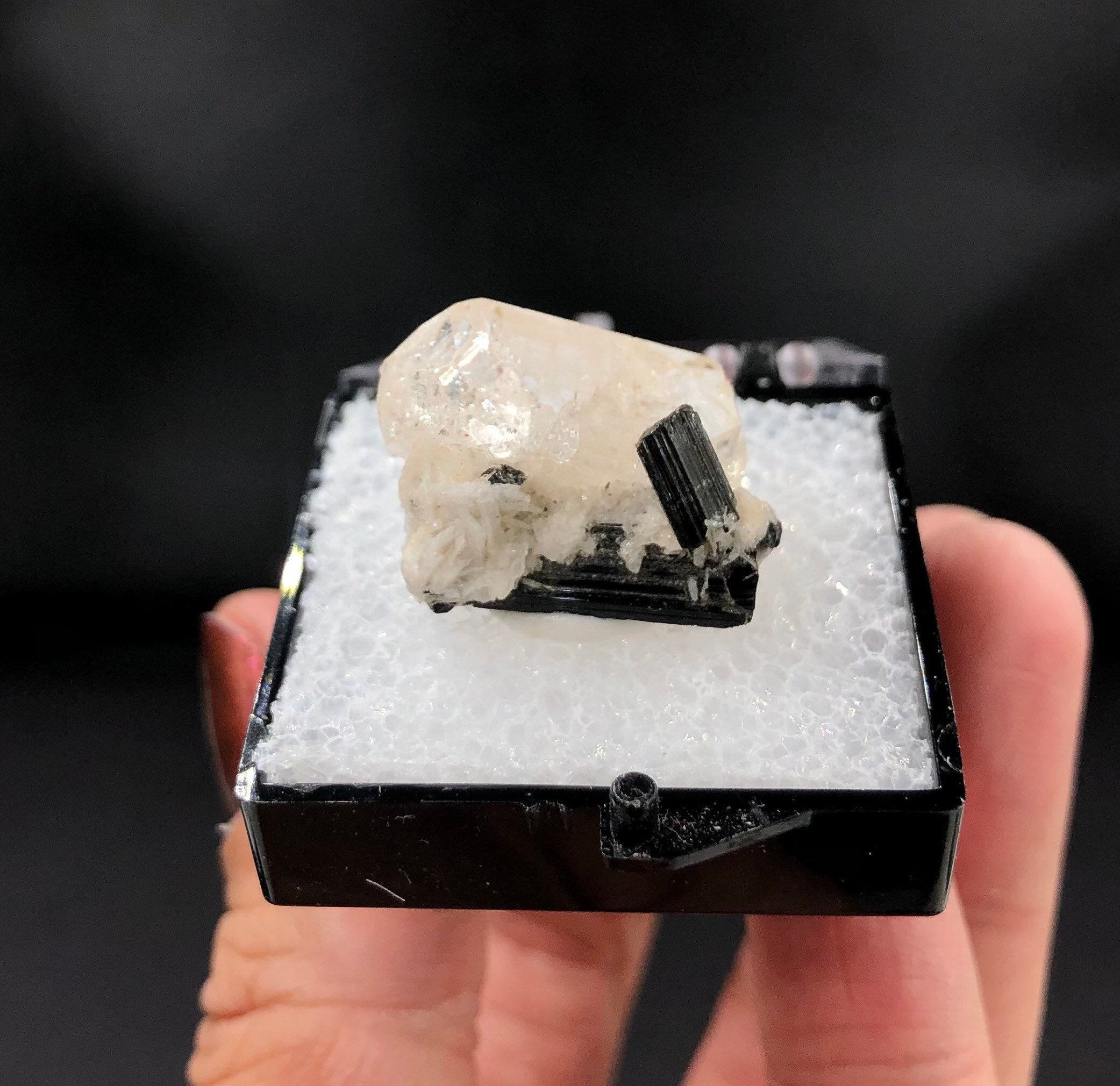 Topaz DT Schorl (Thumbnail Specimen)-- Pakistan TN20