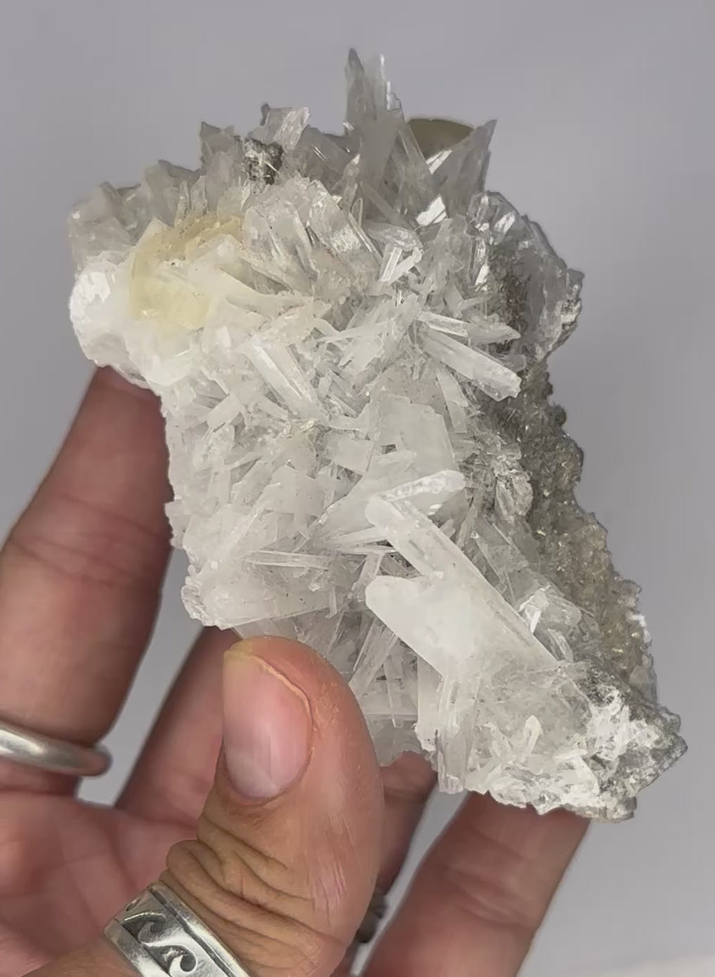 Celestite & Calcite, UV/Phosphorescent—Clay Center, Ohio USA 2