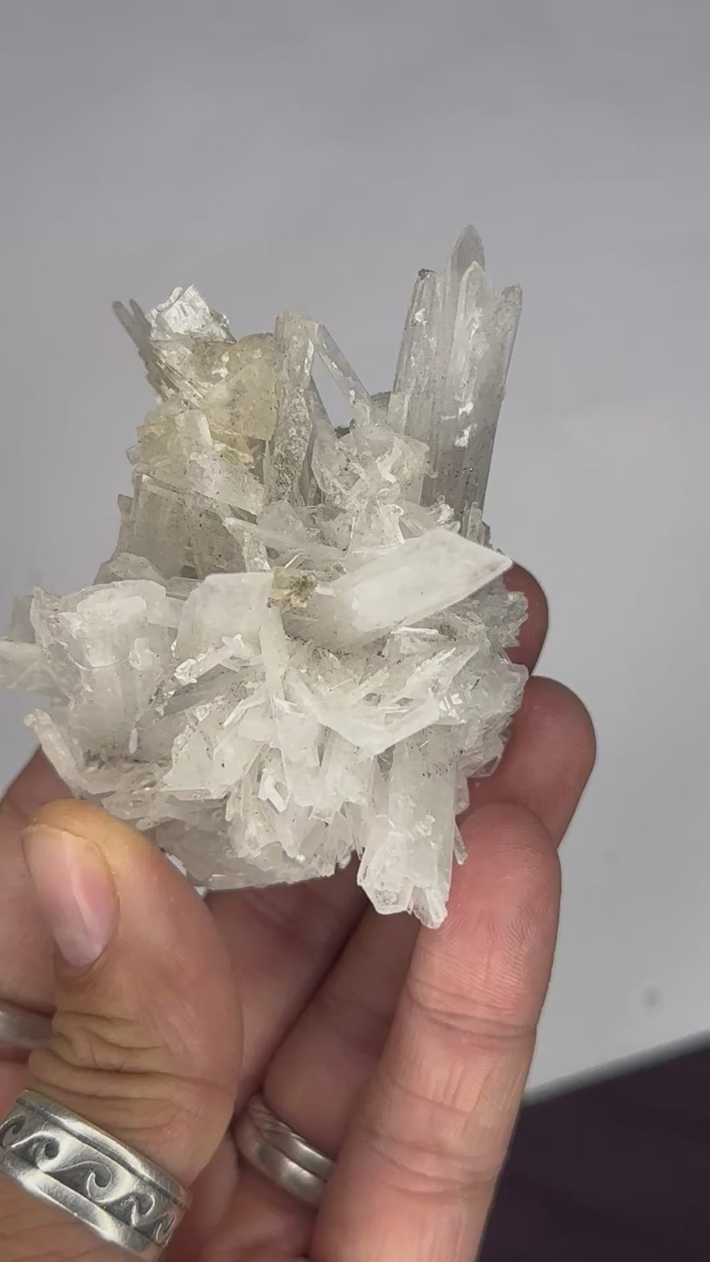 Celestite & Calcite, UV/Phosphorescent—Clay Center, Ohio USA 1